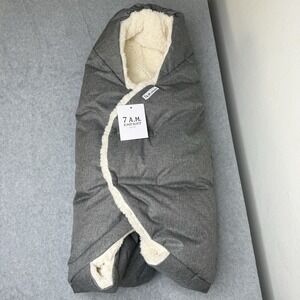 New 7 AM Enfant Nido Cloud ND200 Infant Wrap Heather Gray Baby Small 0-6 Months